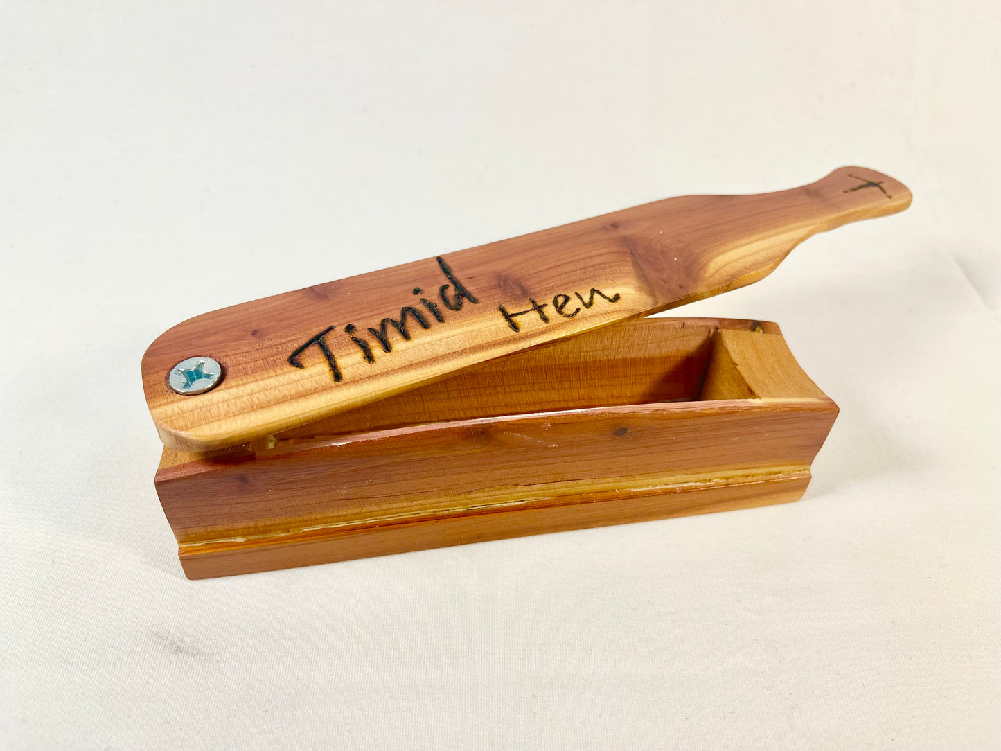 Timid Hen Box Call - Red Cedar Body