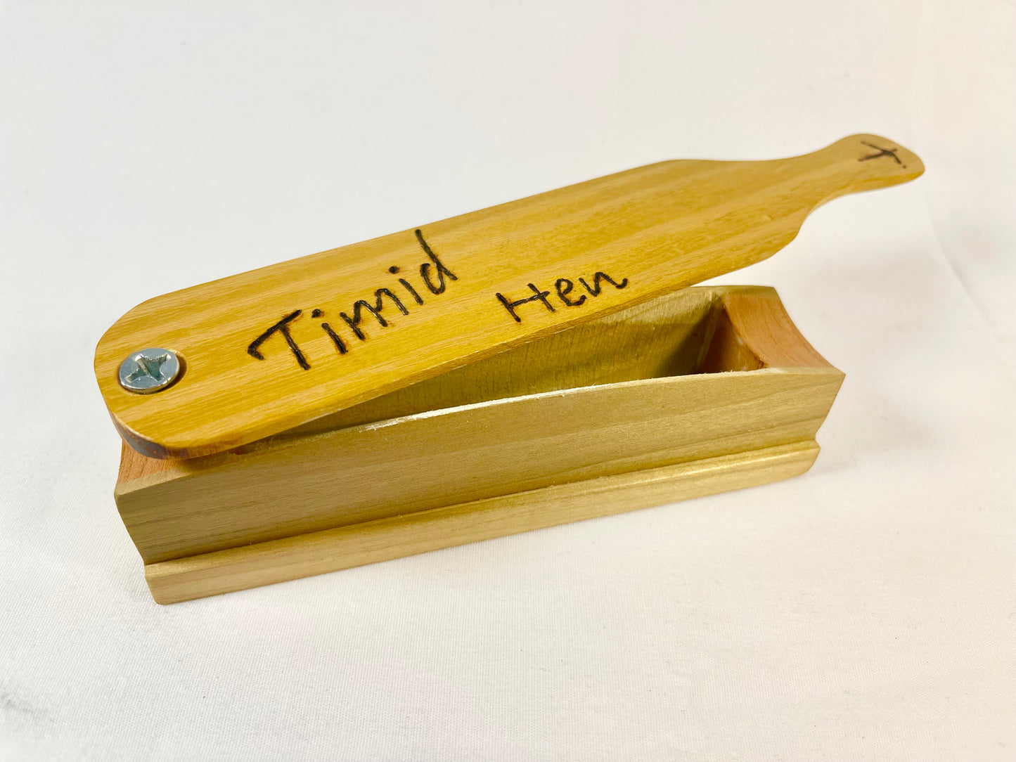 Timid Hen Box Call - Poplar Body