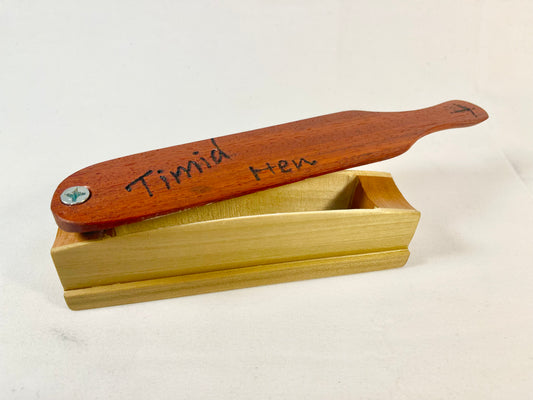 Timid Hen Box Call - Poplar Body