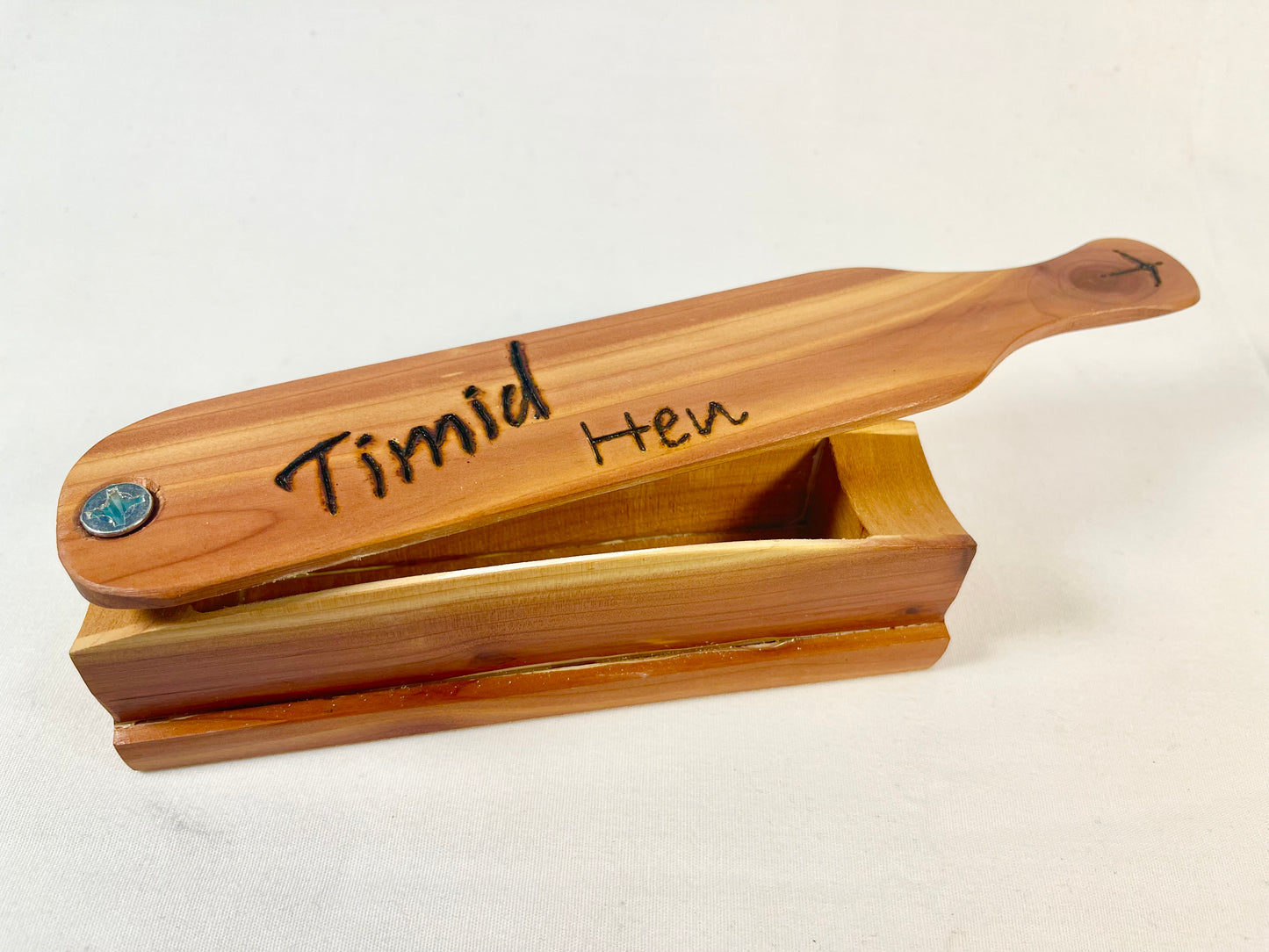 Timid Hen Box Call - Red Cedar Body